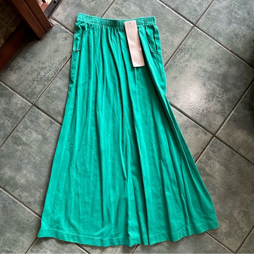 COPY - VTG 80s Retro Green Skirt NWT